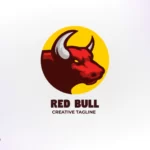 Red Bull E-sport Mascot Logo Vector - Free Download